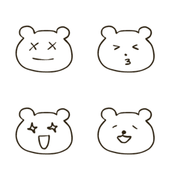 [LINE絵文字] BEAR-の画像