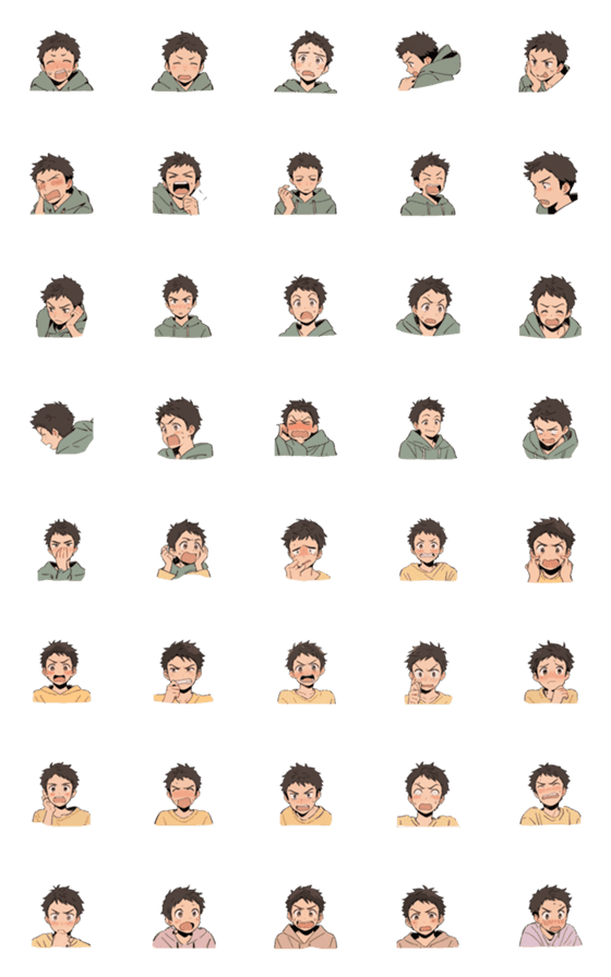 [LINE絵文字]anime stickers-engineer2の画像一覧