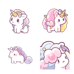 [LINE絵文字] Ai Unicorn 0w0 P2の画像