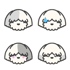 [LINE絵文字] オールドイングリッシュシープドッグ＊の画像