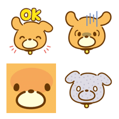 わんこ文字の絵文字メイン画像