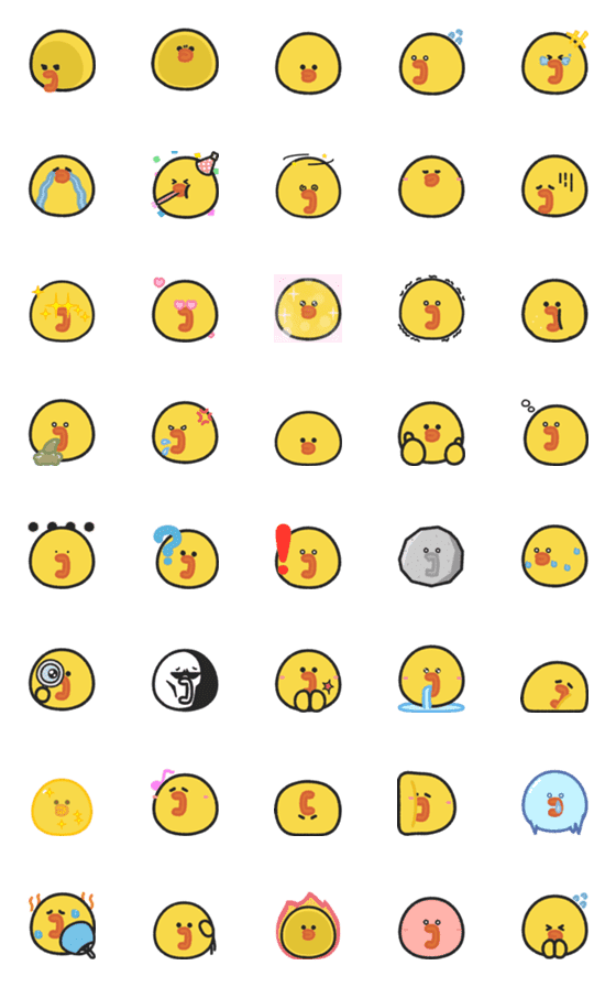 [LINE絵文字]Little Sally-emojiの画像一覧