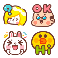 [LINE絵文字] Kinoko's BROWN ＆ FRIENDS Emojiの画像
