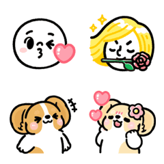 [LINE絵文字] Corgi KaKa ＆ BROWN ＆ FRIENDSの画像