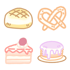 [LINE絵文字] Sugar : Sweets cute emojiの画像