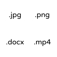 [LINE絵文字] Common file nameの画像