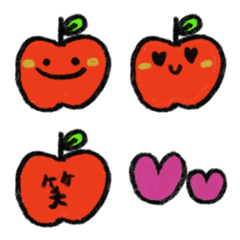 [LINE絵文字] りんご111の画像