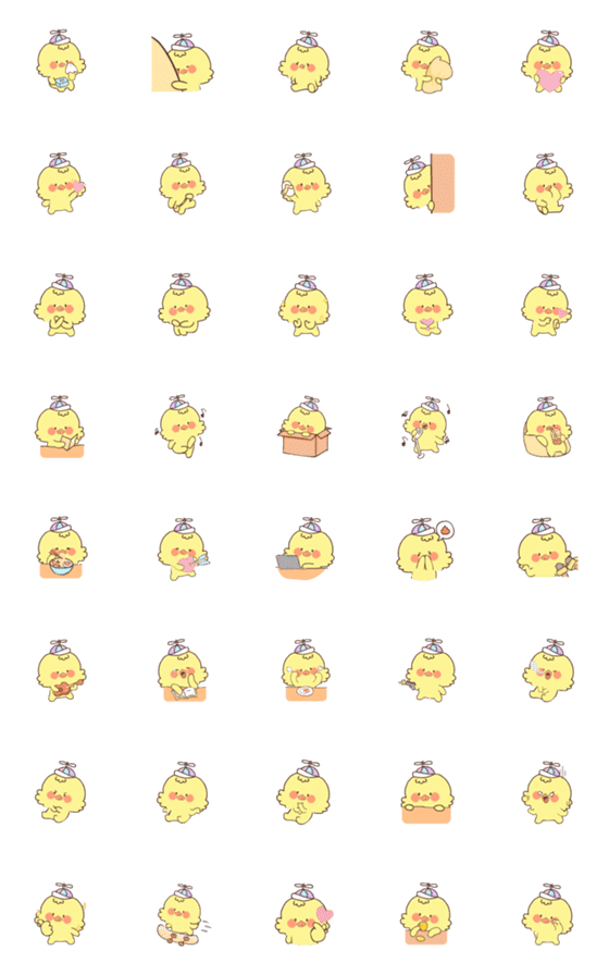 [LINE絵文字]Hello Duckling (Emoji)の画像一覧