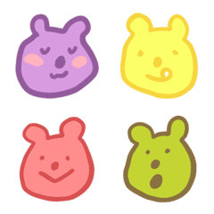 [LINE絵文字] rainbow candy mouseの画像