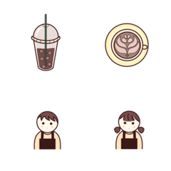 [LINE絵文字] Coffee Cute Emojiの画像