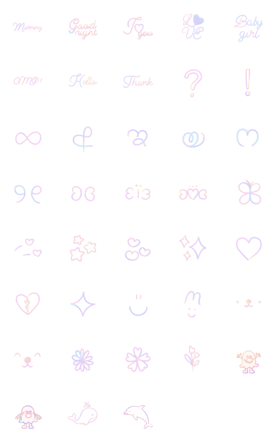 [LINE絵文字]Symbols ＆ emoticons :)の画像一覧