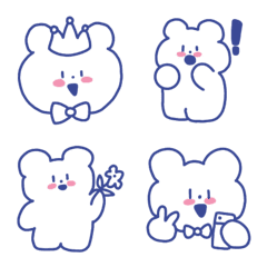 [LINE絵文字] Cute BearBooの画像
