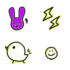 [LINE絵文字] murasaki usagiの画像