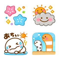 かわいい夏♡絵文字の絵文字メイン画像