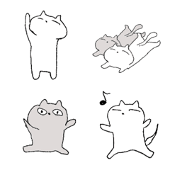 [LINE絵文字] 日常だらだらねこちゃんずの画像