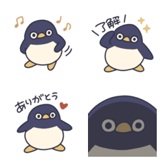 [LINE絵文字] ゆるいペンギンえもじの画像