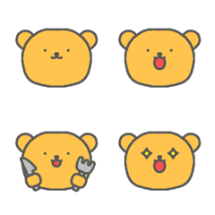 くま の 絵文字の絵文字メイン画像