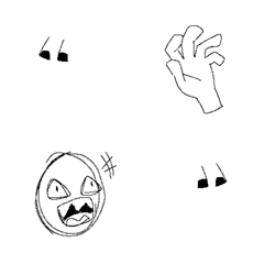 [LINE絵文字] Black sunflower emojiの画像