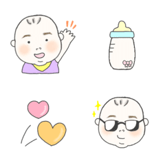 [LINE絵文字] Babyちゃん(かお)の画像