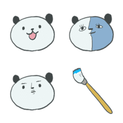 [LINE絵文字] びじゅぱんだの表情の画像