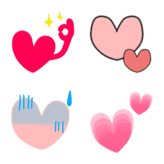 [LINE絵文字] ♡ハート♡の絵文字の画像