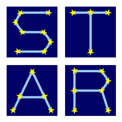 [LINE絵文字] 星座フォント STAR SIGNS FONTの画像