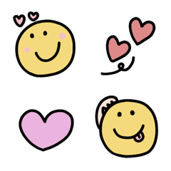 [LINE絵文字] Daily useful kawaii emoji smileの画像