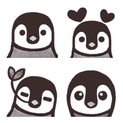 [LINE絵文字] シンプルペンギン絵文字の画像