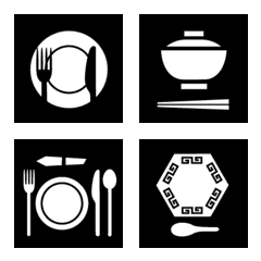 [LINE絵文字] ピクトグラム 食事・料理の画像