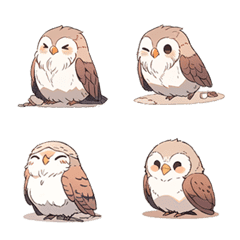 [LINE絵文字] Hootie Owlの画像