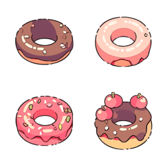 [LINE絵文字] Donut Delightsの画像