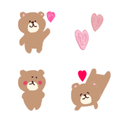 [LINE絵文字] ＊＊cute bear＊の画像