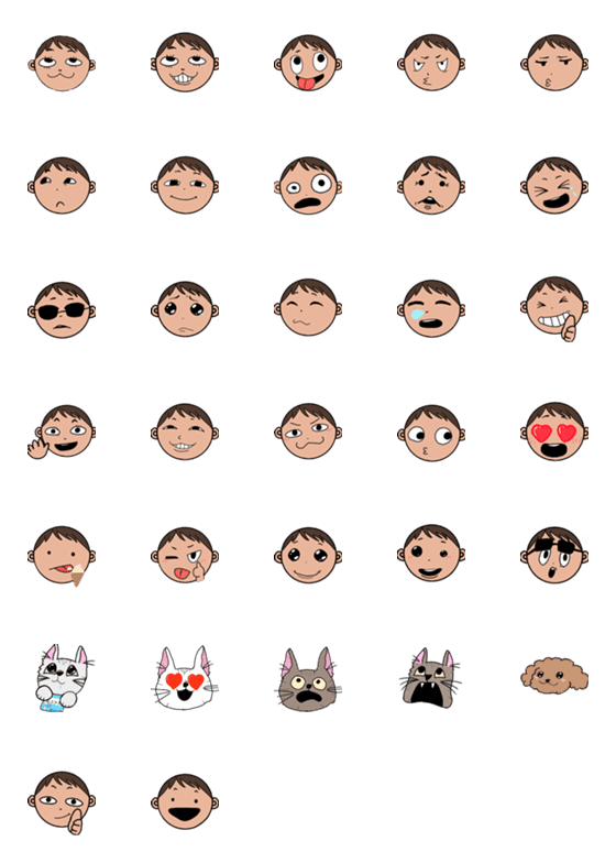 [LINE絵文字]MAX's Emojiの画像一覧