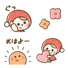[LINE絵文字] 小人っこ☻小さなスタンプEmojiの画像