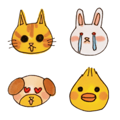 [LINE絵文字] かわいい動物の画像