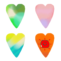 [LINE絵文字] all heart.15の画像