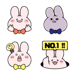 [LINE絵文字] 《毎日使える！！》うさぎのぷにょん～日常～の画像