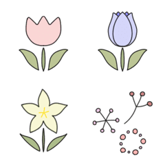 [LINE絵文字] Kawaii Flowerの画像