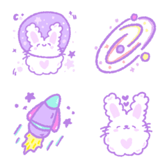 [LINE絵文字] Baby Rocket Gang - Fluffy Cloudy PPの画像