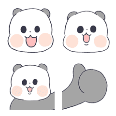 [LINE絵文字] Benwanpanda mini 03の画像