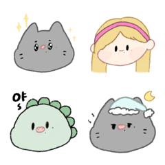 [LINE絵文字] Kittykitty run runの画像