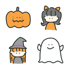 [LINE絵文字] ハロウィンのいろんな絵文字の画像