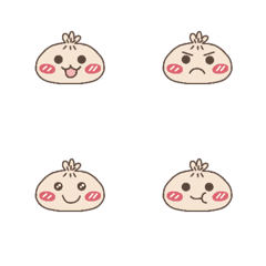 [LINE絵文字] Emoji. Smiley face buns.の画像