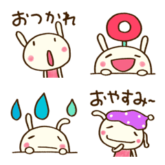 [LINE絵文字] ゆるめな☆どちウサ絵文字の画像