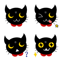 [LINE絵文字] 黒猫唄の絵文字の画像