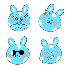 [LINE絵文字] cloud rabbitの画像