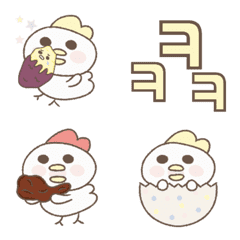 [LINE絵文字] ベビーヤンニョムチキンちゃん3の画像