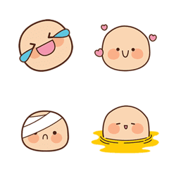 [LINE絵文字] Takoyaki Daily Emojiの画像