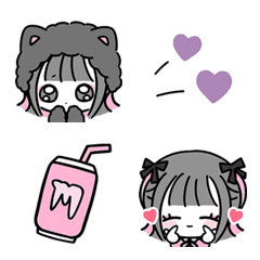 [LINE絵文字] ♡地雷ちゃん♡4の画像