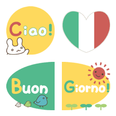 [LINE絵文字] よつばとセンパイ＊Ciao！ Italiano絵文字の画像